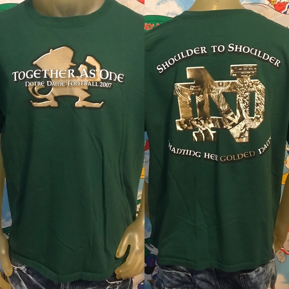 Rare Adidas Notre Dame Fighting Irish The Shirt - Picture 1 of 6